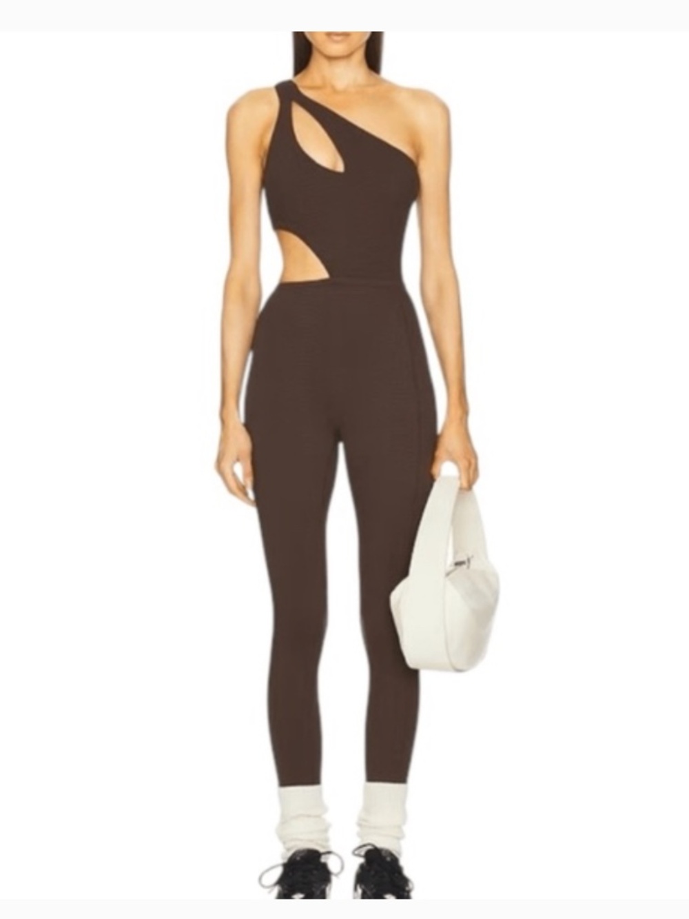 NWT $175 MSRP SMALL Gigi C Rory Jumpsuit chocolate brown